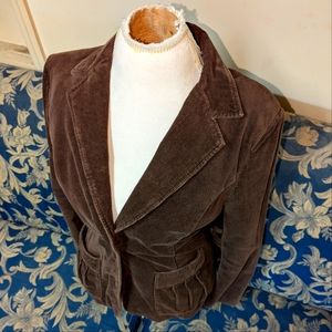 Cote Femme Corduroy Blazer with bubble pockets